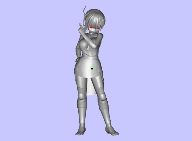 死或生Ayane模型文件stl GK白模3D打印